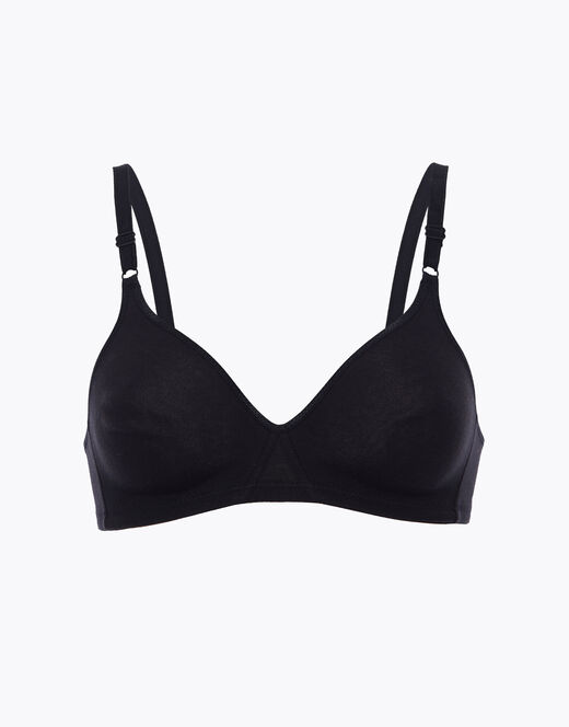 Lovable Reggiseno senza ferretto Cotton Line in cotone, nero Promozione
