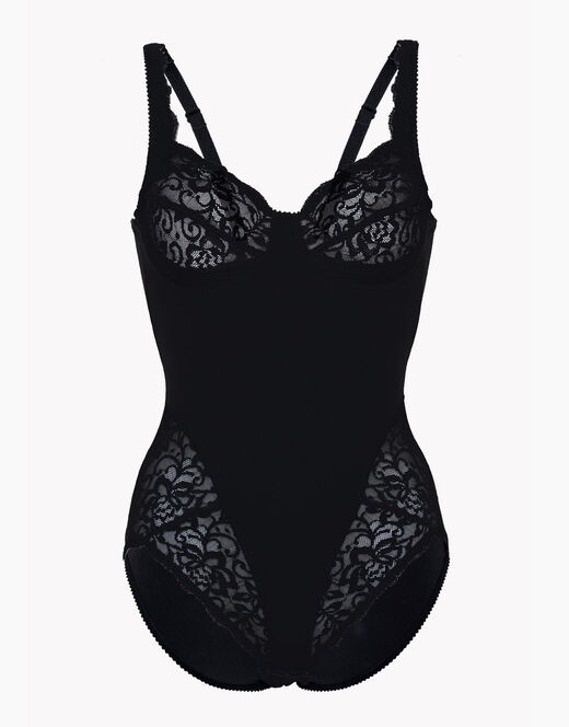 Lovable Body senza ferretto lov’ring pizzo Media contenitività, nero Cyber Monday