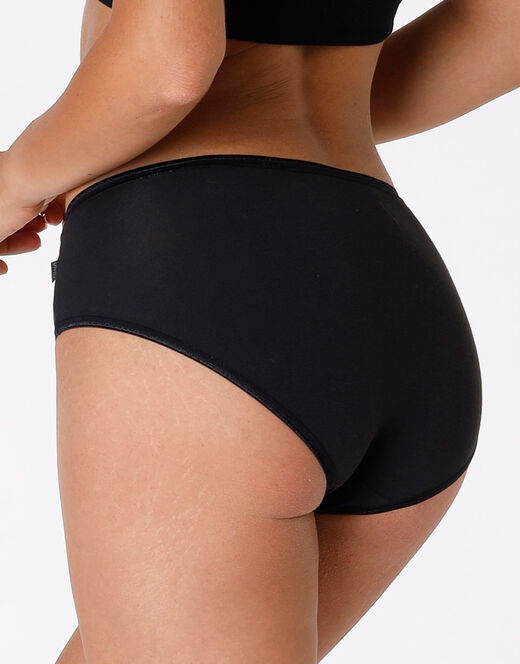 Lovable Slip midi lovely, nero in cotone soft Offerta Pasqua