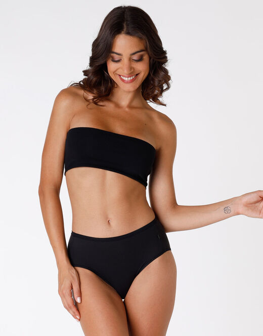 Lovable Slip midi lovely, nero in cotone soft Offerta Pasqua