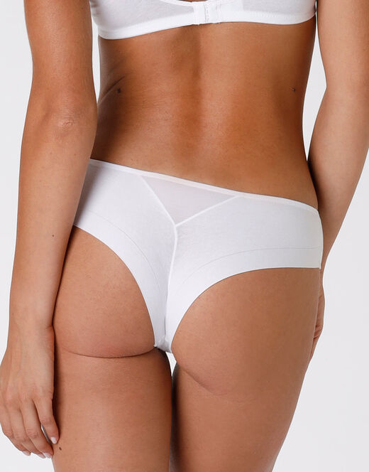 Lovable Culotte brasiliano Invisible Cotton bianco in cotone Offerta per la Festa della Mamma