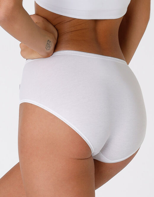 Lovable Slip midi lovely, bianco in cotone soft Nuovi prodotti