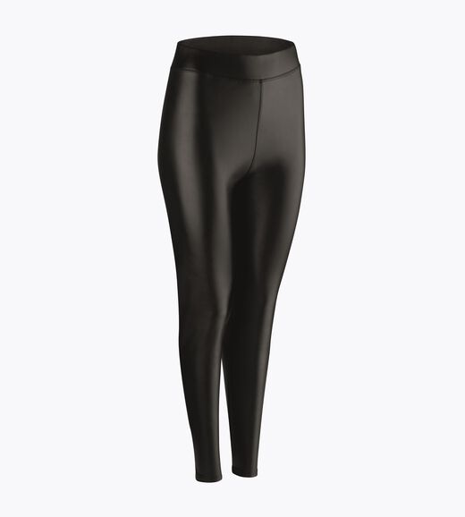 Lovable Leggings donna in ecopelle Relax&Go, nero Convenienza