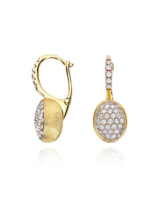 Nanis Orecchini "CILIEGINE" con boules pendenti in oro e diamanti (piccoli) – Nanis Italian Jewels Offerte