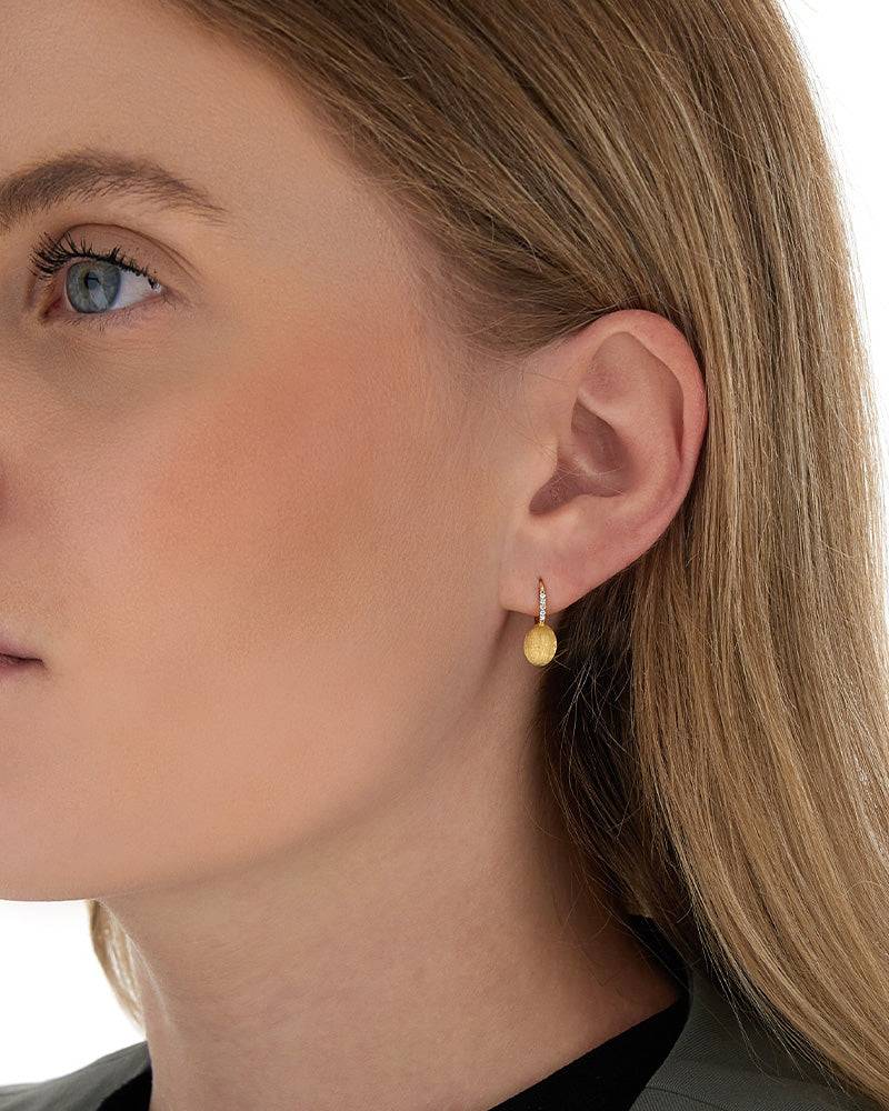 Nanis Orecchini "BABY CILIEGINE" con boules pendenti in oro e dettagli di di – Nanis Italian Jewels Hotsell