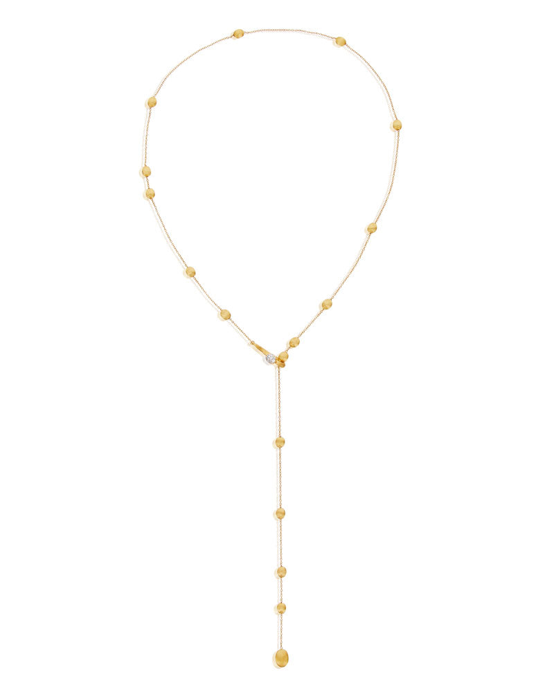 Nanis Collana a Y "SOFFIO" in oro e diamanti – Nanis Italian Jewels