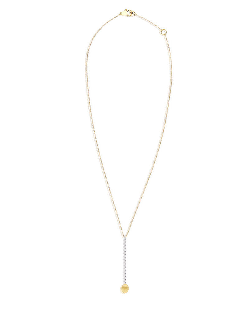 Nanis Collana "DANCING ÉLITE" con ciondolo elegante in oro e barrette di dia – Nanis Italian Jewels Economico