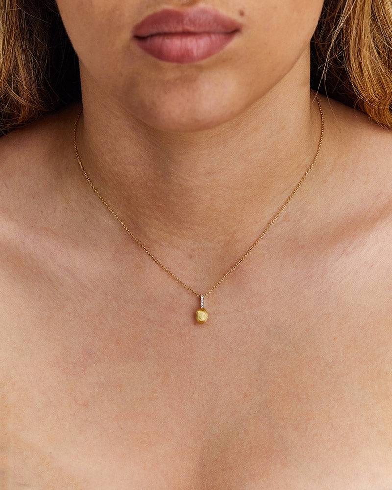 Nanis Collana "DANCING ÉLITE" con pendente piccolo in oro e diamanti – Nanis Italian Jewels Sconto