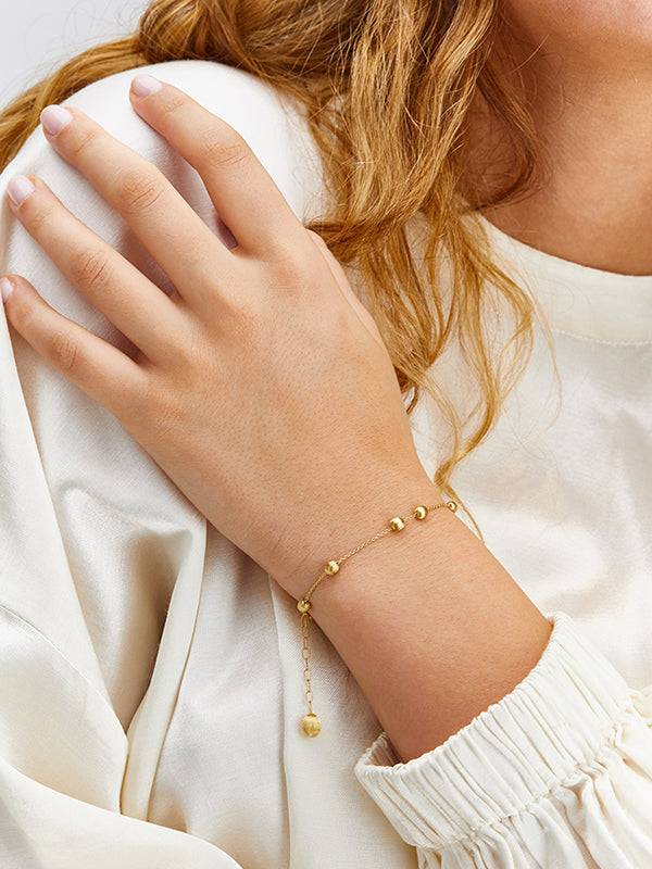 Nanis Bracciale "soffio" con boules in oro – Nanis Italian Jewels Moda