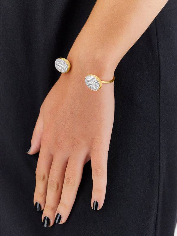 Nanis Bracciale a schiava "BUBBLE" in oro e diamanti (grande) – Nanis Italian Jewels Nuovo