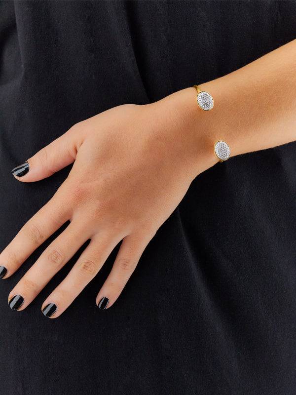 Nanis Bracciale a schiava "BUBBLE" in oro e diamanti (piccolo) – Nanis Italian Jewels Qualità