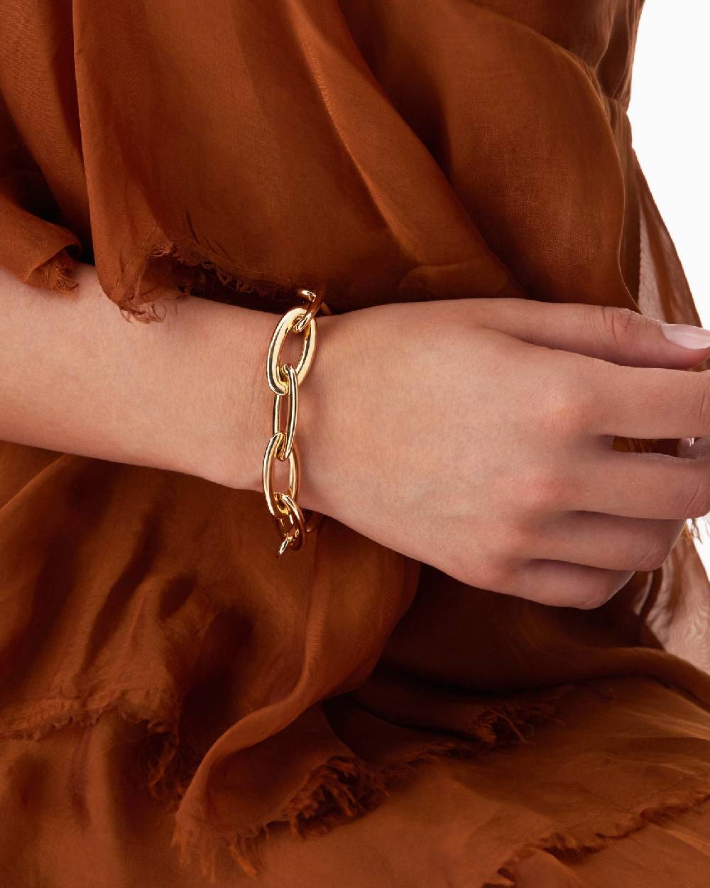 Nanis Bracciale "LIBERA ICON" con catena in oro rosa – Nanis Italian Jewels Consegna Veloce