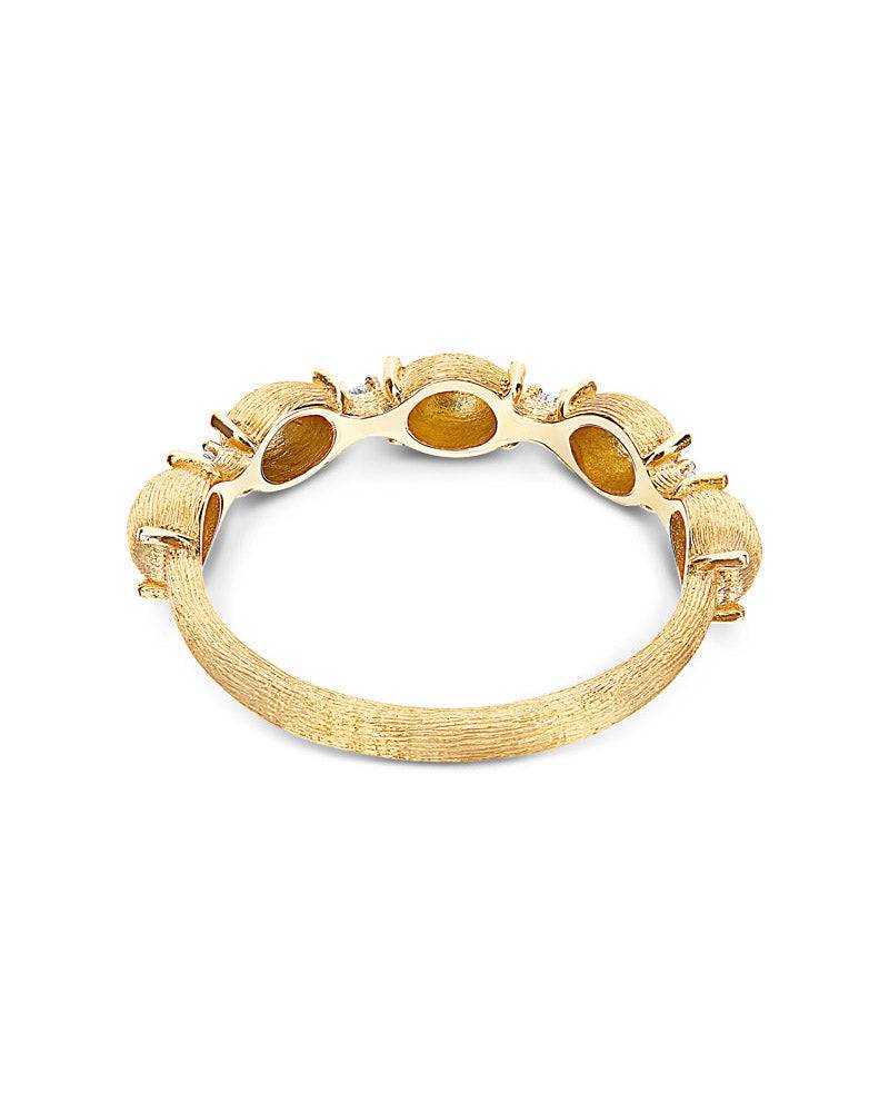 Nanis Anello "DANCING ÉLITE" con diamanti e boules piccole in oro – Nanis Italian Jewels Negozio