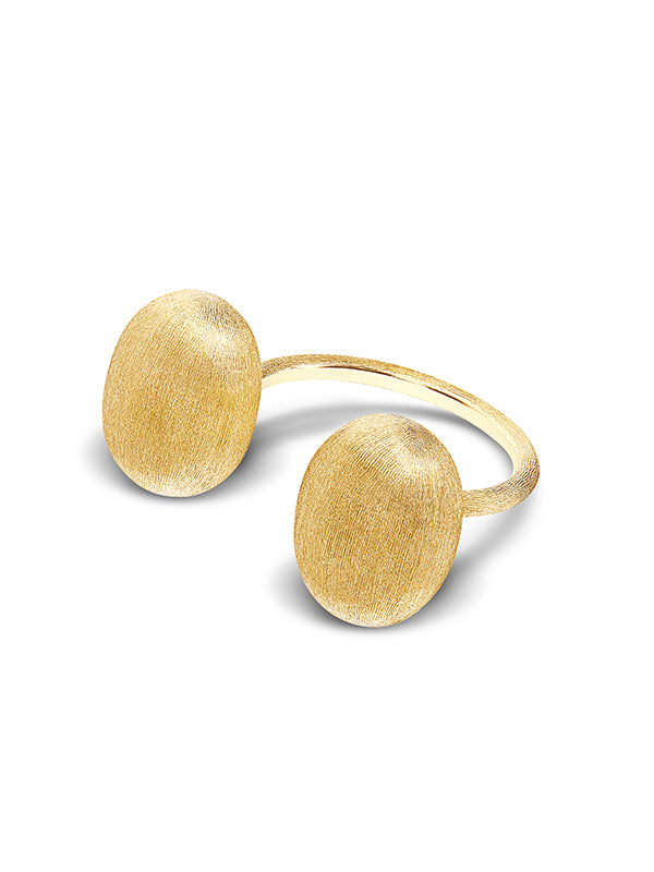 Nanis Anello iconico "BUBBLE" con due boules in oro (piccolo) – Nanis Italian Jewels Italia