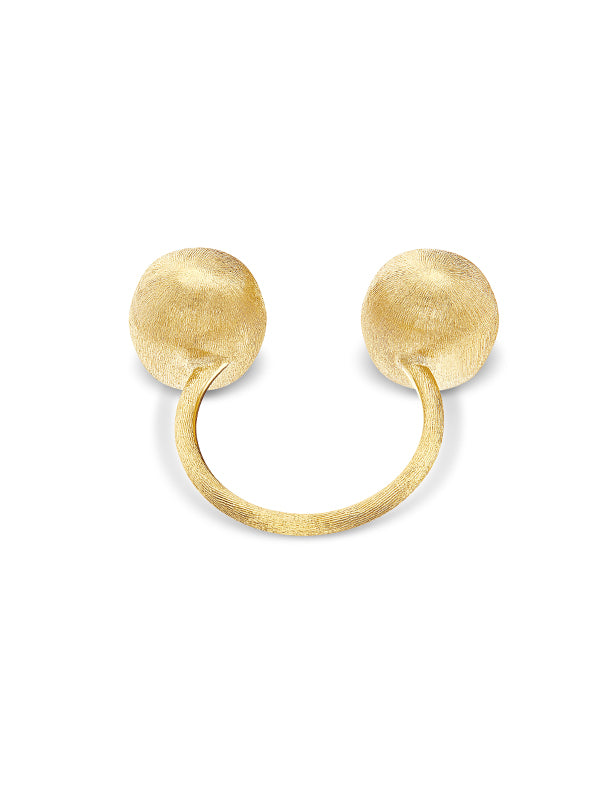 Nanis Anello iconico "BUBBLE" con due boules in oro (piccolo) – Nanis Italian Jewels Italia