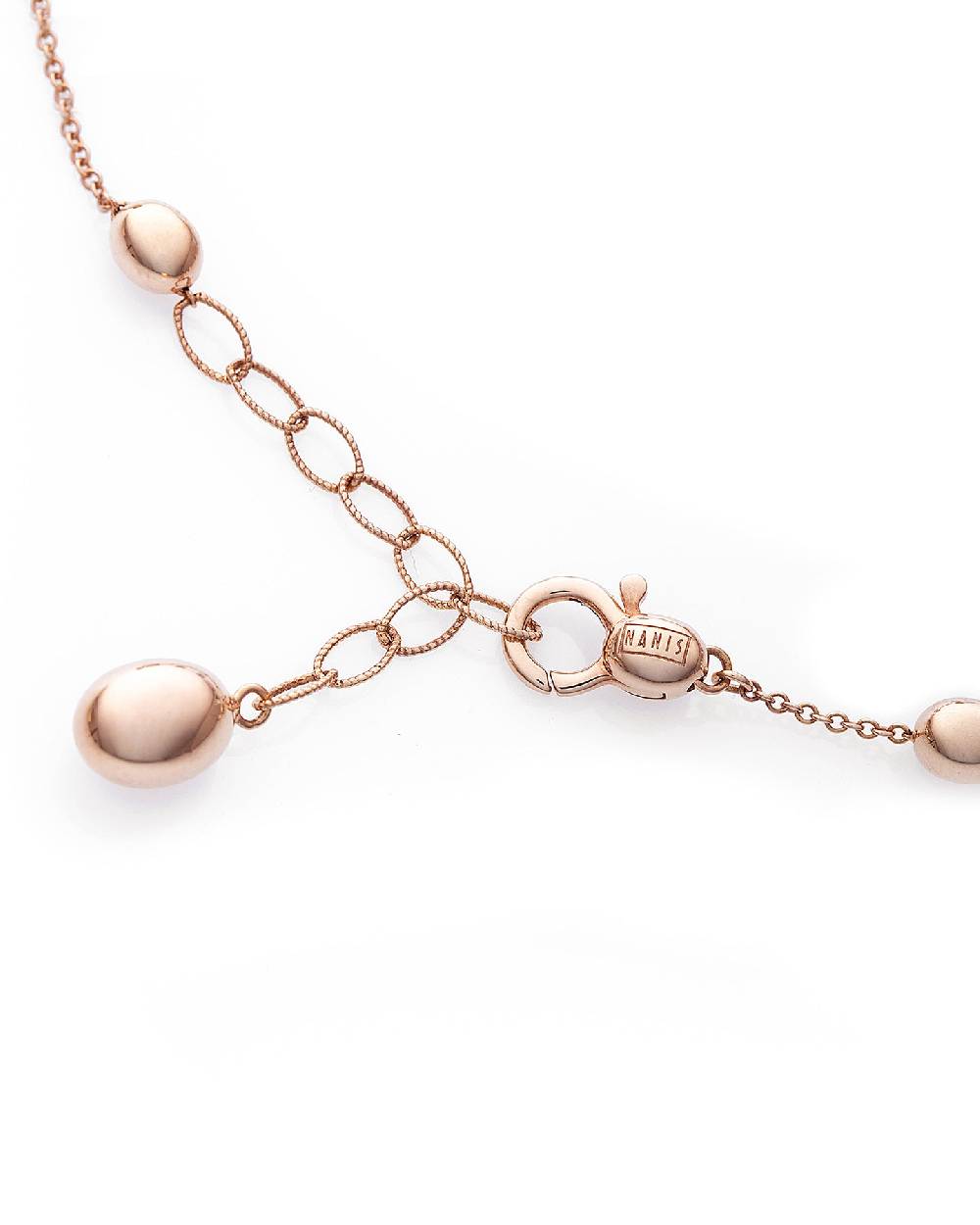 Nanis Bracciale "soffio" con boules in oro rosa – Nanis Italian Jewels Shopping Online
