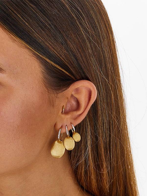 Nanis Orecchini "CILIEGINE" con boules pendenti in oro e dettagli di diamant – Nanis Italian Jewels Offerte