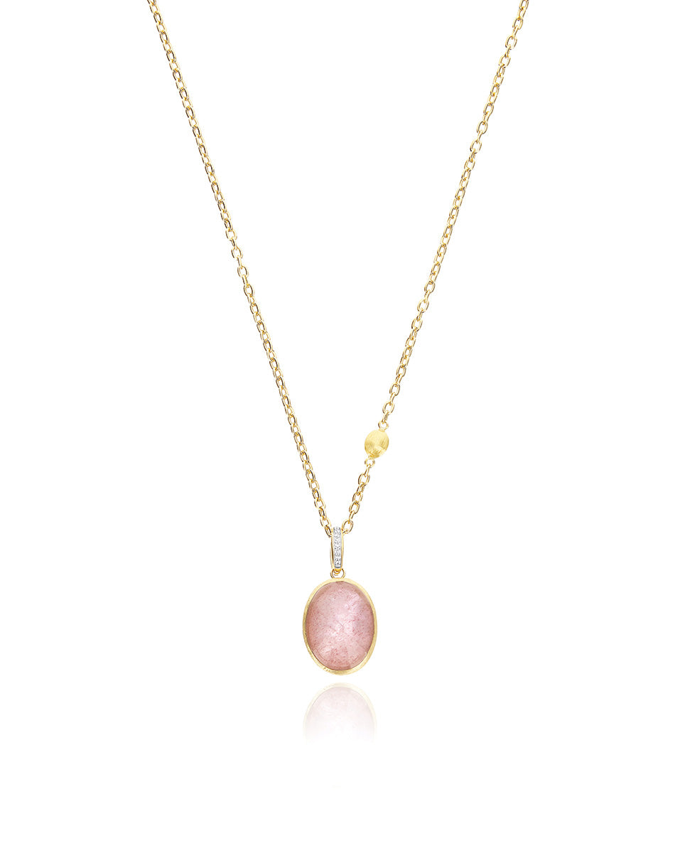 Nanis Charm Rosolio "Boules" in oro inciso, diamanti, cristallo di rocca, qu – Nanis Italian Jewels Saldi Di Fabbrica