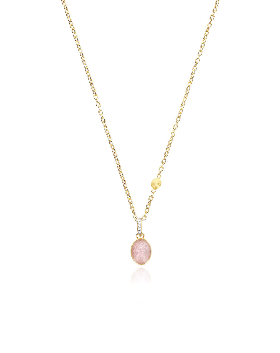 Nanis Charm Rosolio "Boules" in oro inciso, diamanti, cristallo di rocca, qu – Nanis Italian Jewels I Più Venduti