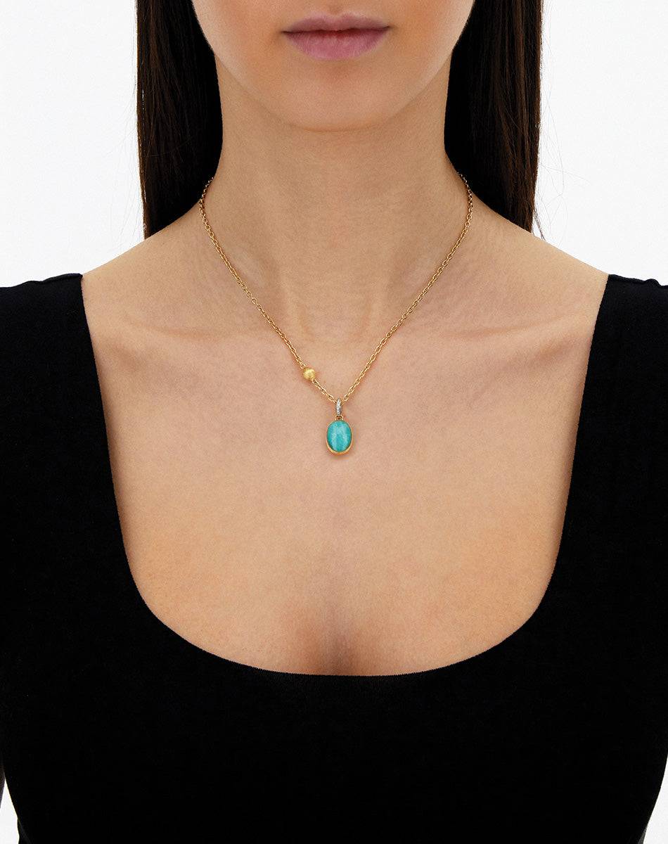 Nanis Charm Anice "Boules" in oro inciso, diamanti, cristallo di rocca e ama – Nanis Italian Jewels Italia