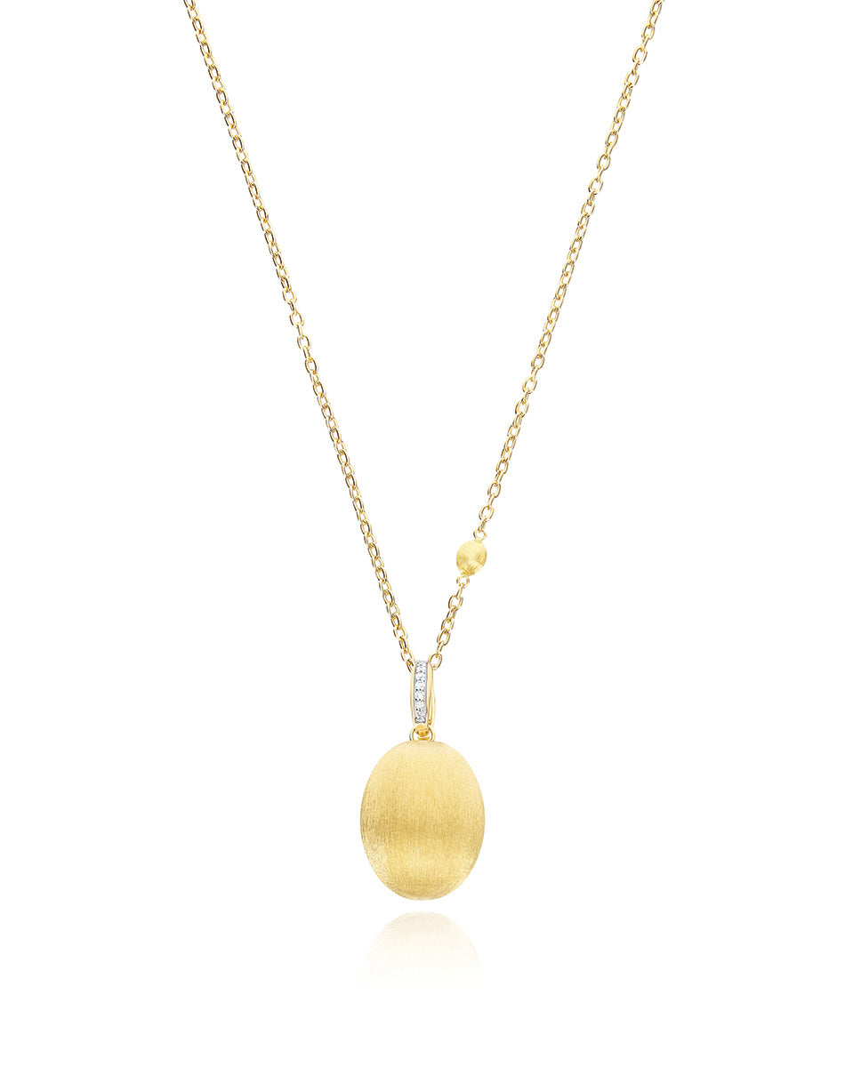 Nanis Charm "Boules" in oro inciso e diamanti (grande) – Nanis Italian Jewels In Linea
