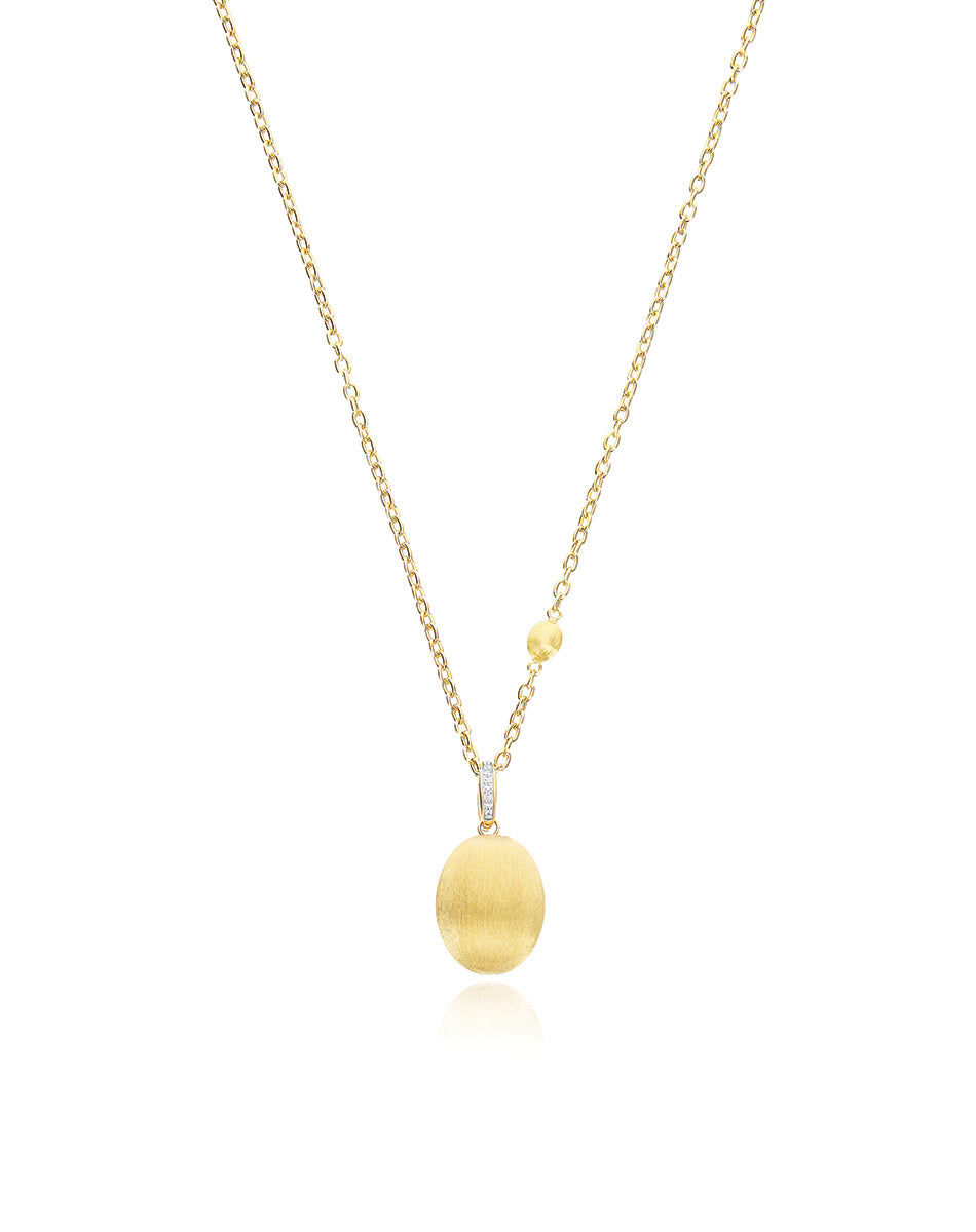 Nanis Charm "Boules" in oro inciso e diamanti (medio) – Nanis Italian Jewels Nuovo