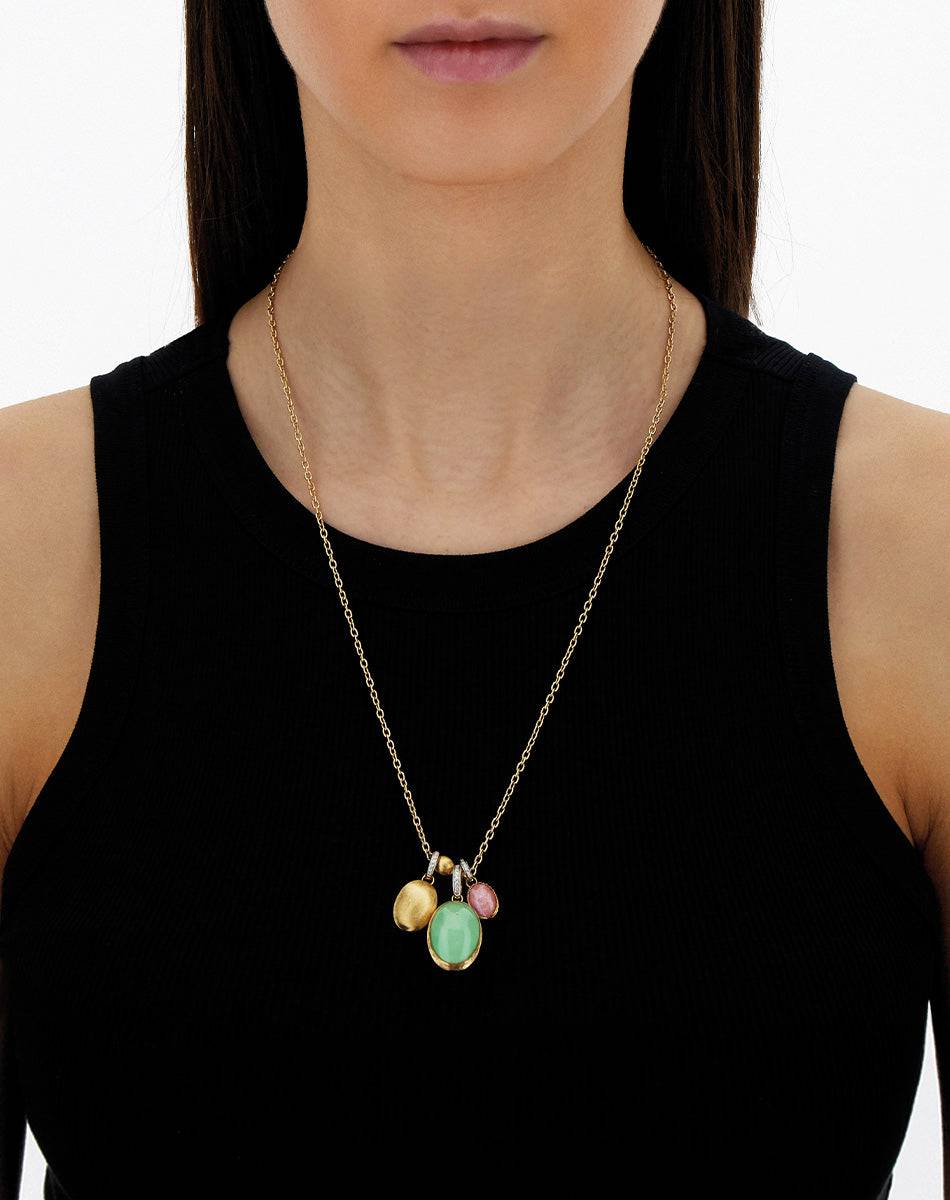 Nanis Collana a catena "Boules" in oro inciso (lunga) – Nanis Italian Jewels Soddisfazione Garantita