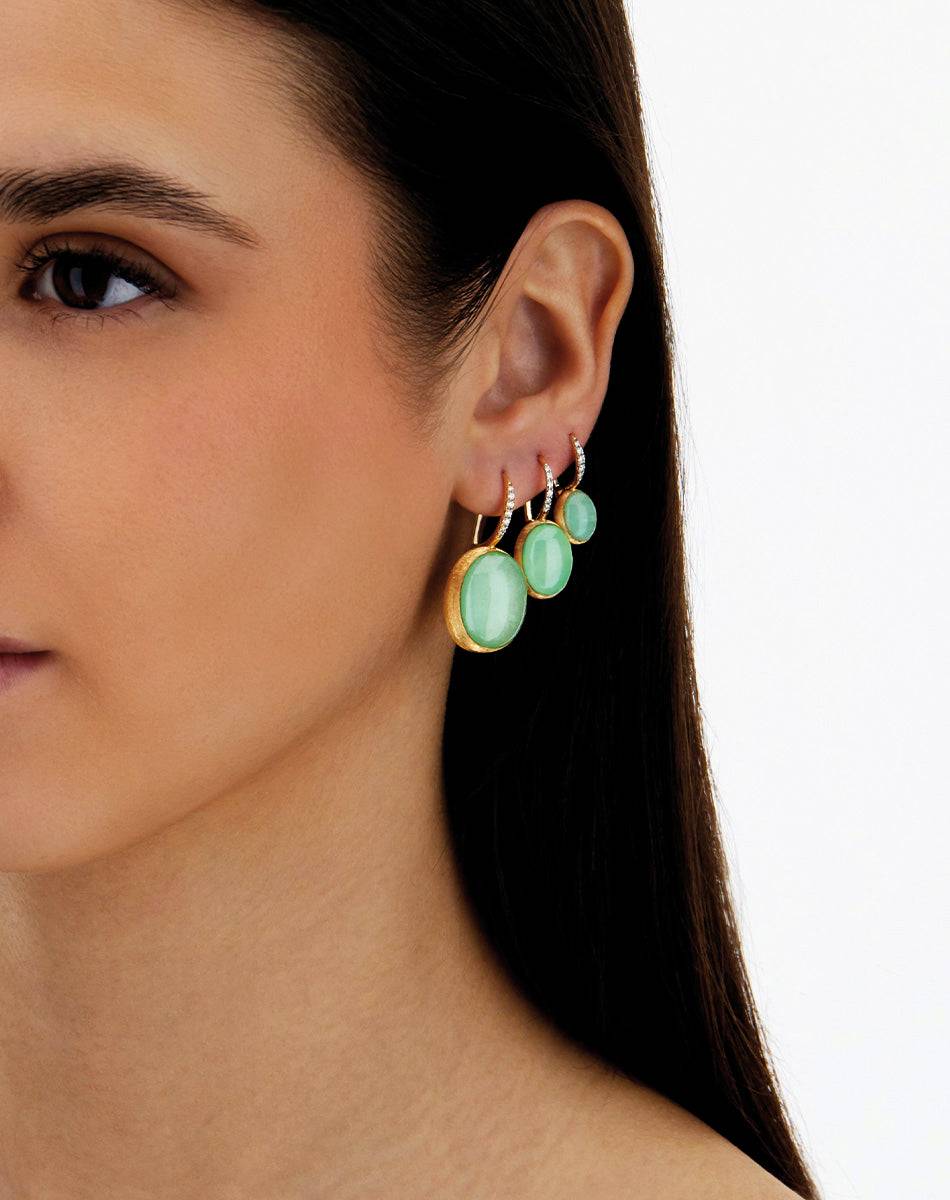 Nanis Orecchini Ciliegine Lattementa "Boules" in oro inciso, diamanti, crist – Nanis Italian Jewels Fino Al -60%