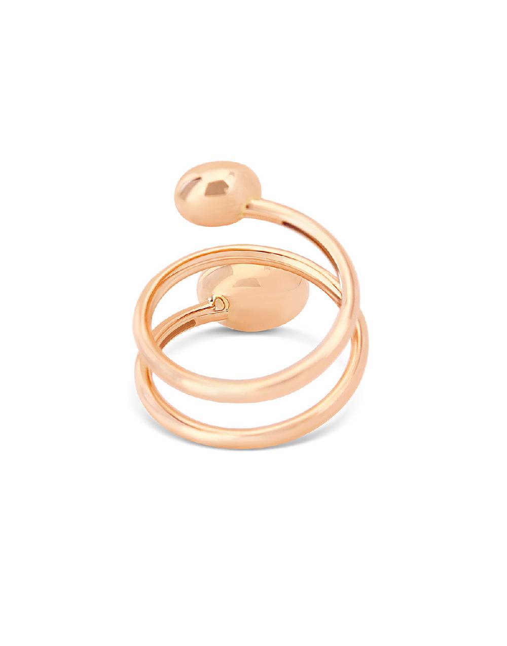 Nanis Anello contrariè "DANCING ÉLITE" in oro rosa e diamanti – Nanis Italian Jewels 2025