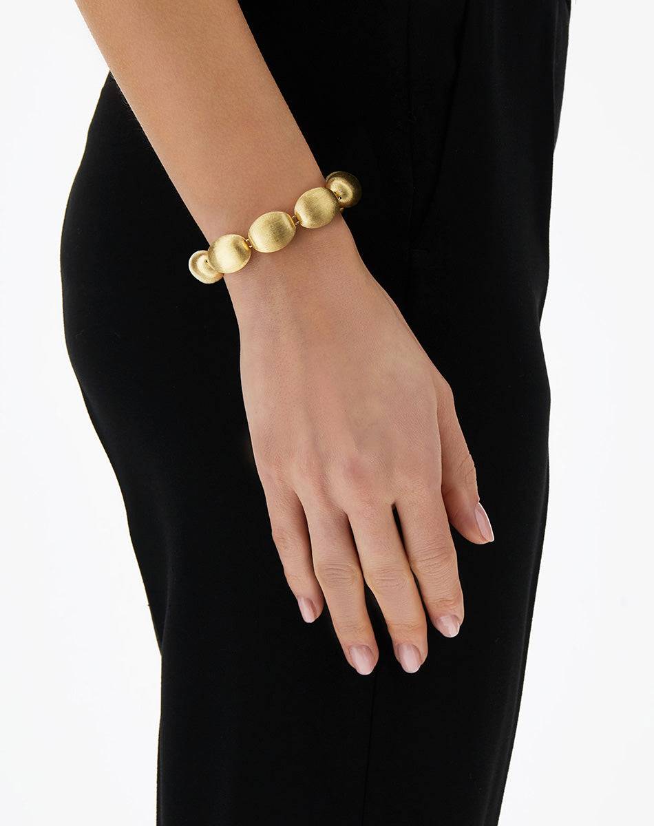Nanis Bracciale di perle in oro "Muse" (grande) – Nanis Italian Jewels Promozione