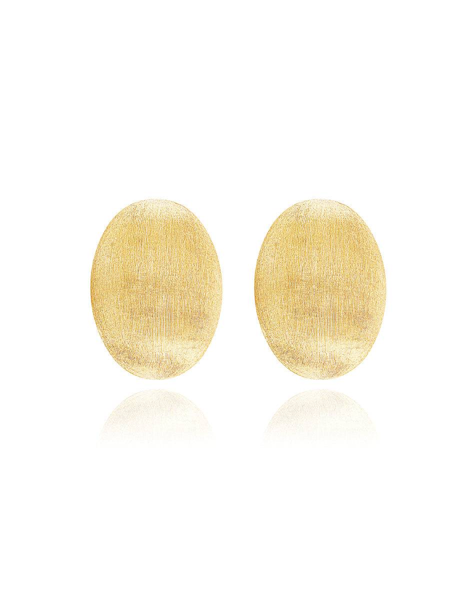 Nanis Orecchini di perle a lobo in oro "Muse" (grandi) – Nanis Italian Jewels