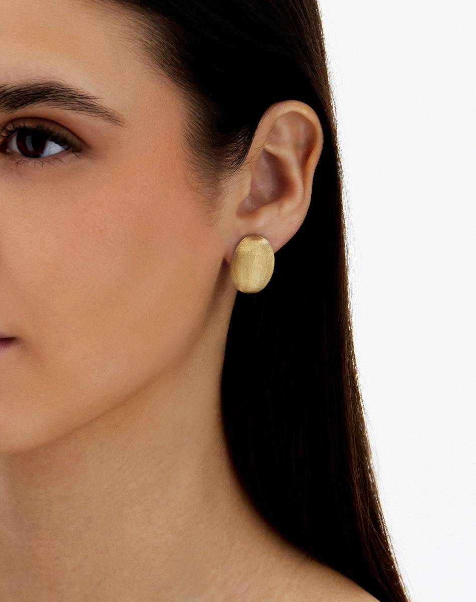 Nanis Orecchini di perle a lobo in oro "Muse" (medi) – Nanis Italian Jewels Soddisfazione Garantita