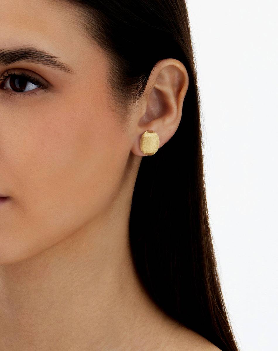 Nanis Orecchini di perle a lobo in oro "Muse" (piccoli) – Nanis Italian Jewels Qualità Garantita