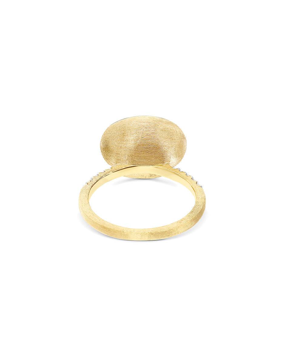 Nanis Anello "Boules" in oro inciso e pavè di diamanti (medio) – Nanis Italian Jewels Fino Al -60%