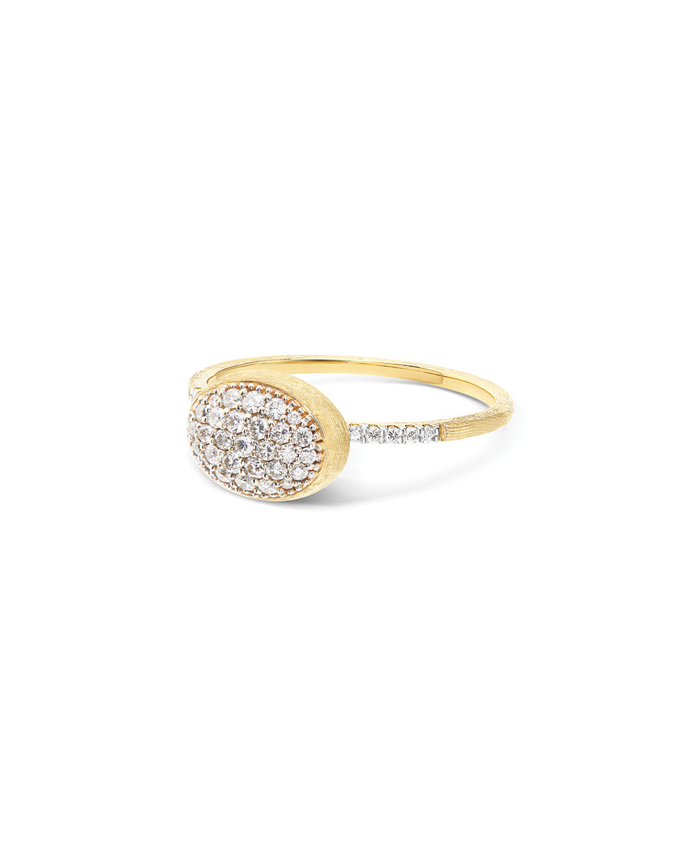 Nanis Anello di fidanzamento "DANCING ÉLITE" romantico in oro e diamanti (pi – Nanis Italian Jewels