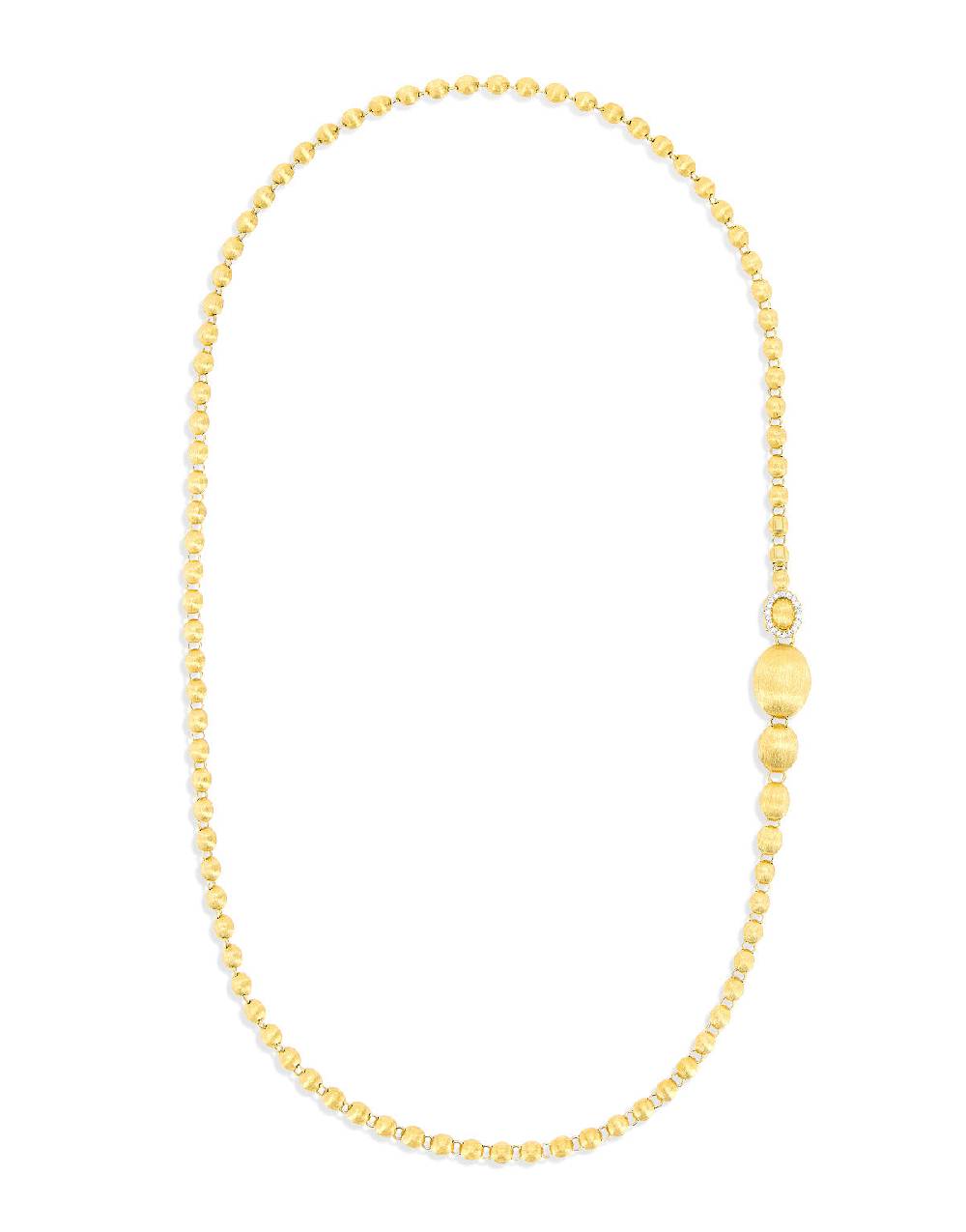 Nanis Collana iconica "IVY" slim convertibile con boules in oro giallo incis – Nanis Italian Jewels Convenienza