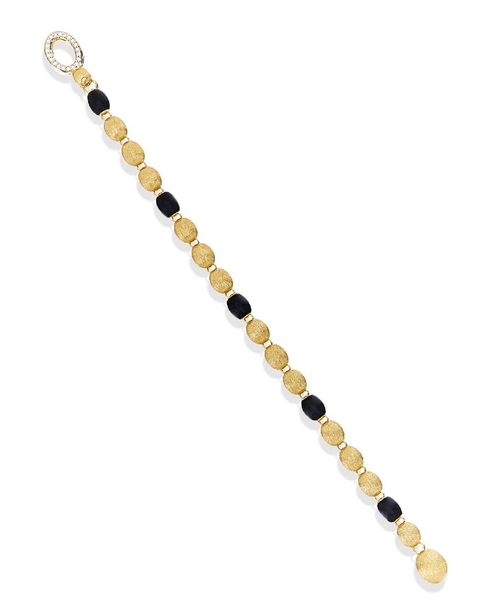 Nanis Bracciale IVY "MYSTERY BLACK" con boules in oro, diamanti e onice nero – Nanis Italian Jewels Offerte