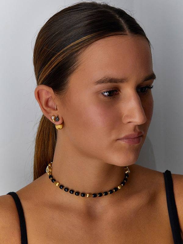 Nanis Bracciale IVY "MYSTERY BLACK" con boules in onice nero, oro e diamanti – Nanis Italian Jewels Hotsell