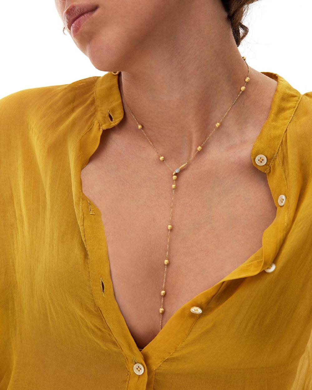 Nanis Collana a Y "SOFFIO" in oro e diamanti – Nanis Italian Jewels In Saldo