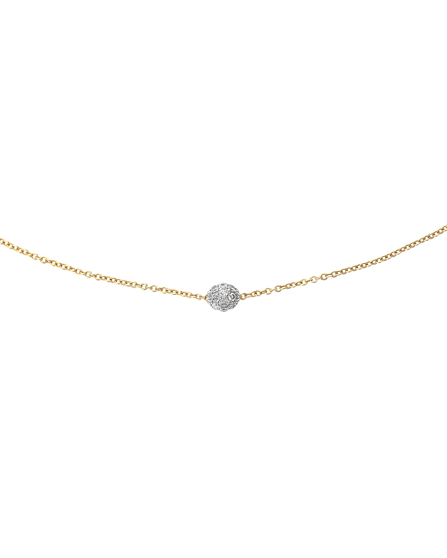 Nanis Collana punto luce "DANCING ÉLITE" in oro e dettaglio in diamanti – Nanis Italian Jewels Moda
