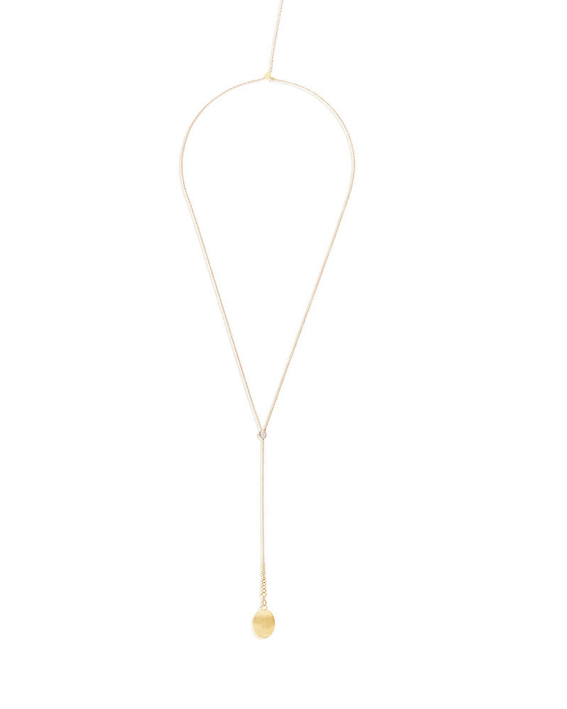 Nanis Collana "CANDLE" pendente con ciondolo in oro e diamanti – Nanis Italian Jewels Italia