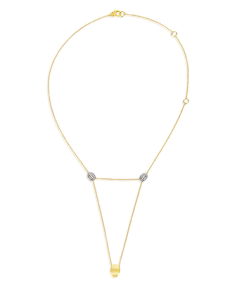 Nanis Collana "LUCE" convertibile 3 in 1 in oro e diamanti (grande) – Nanis Italian Jewels 2025