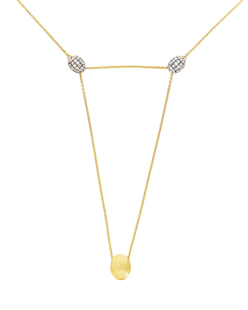 Nanis Collana "LUCE" convertibile 3 in 1 in oro e diamanti (grande) – Nanis Italian Jewels 2025