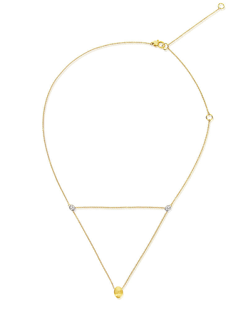 Nanis Collana "LUCE" convertibile 3 in 1 in oro e diamanti (piccola) – Nanis Italian Jewels