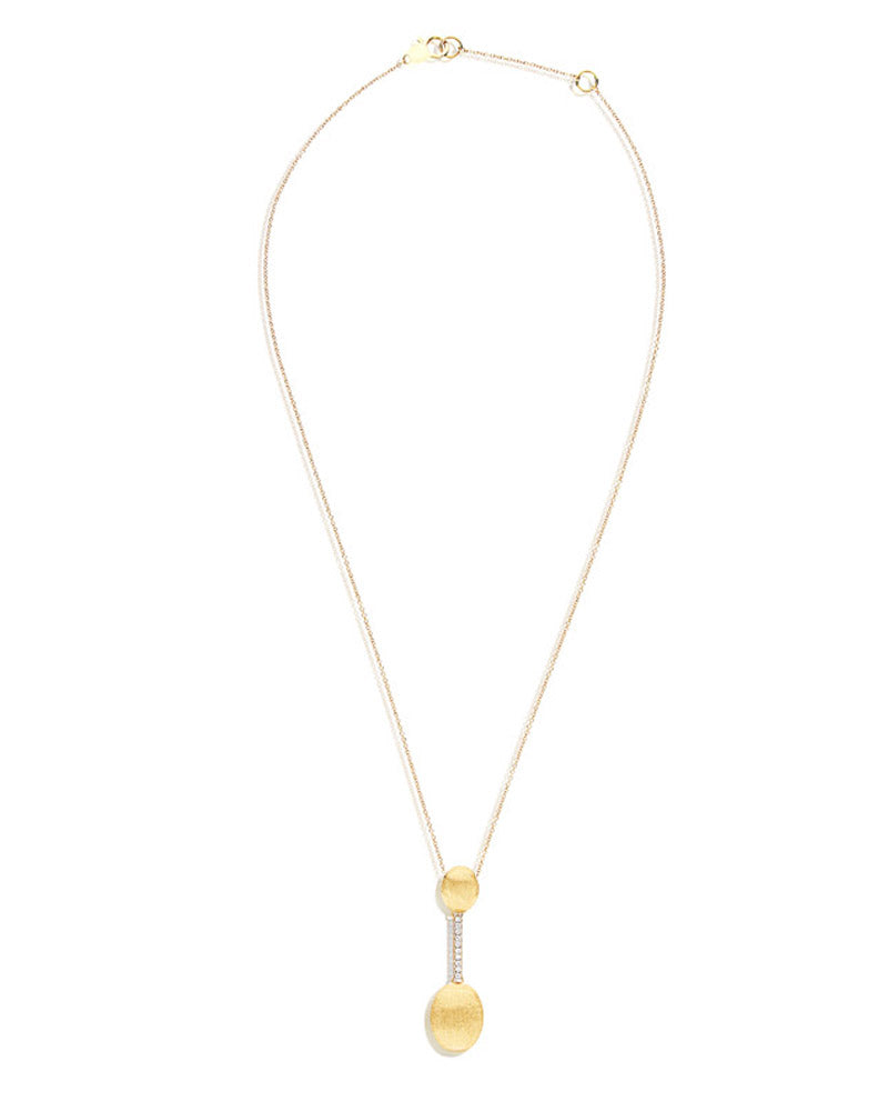 Nanis Collana "DANCING ÉLITE" con ciondolo elegante in oro e diamanti – Nanis Italian Jewels Nuovo