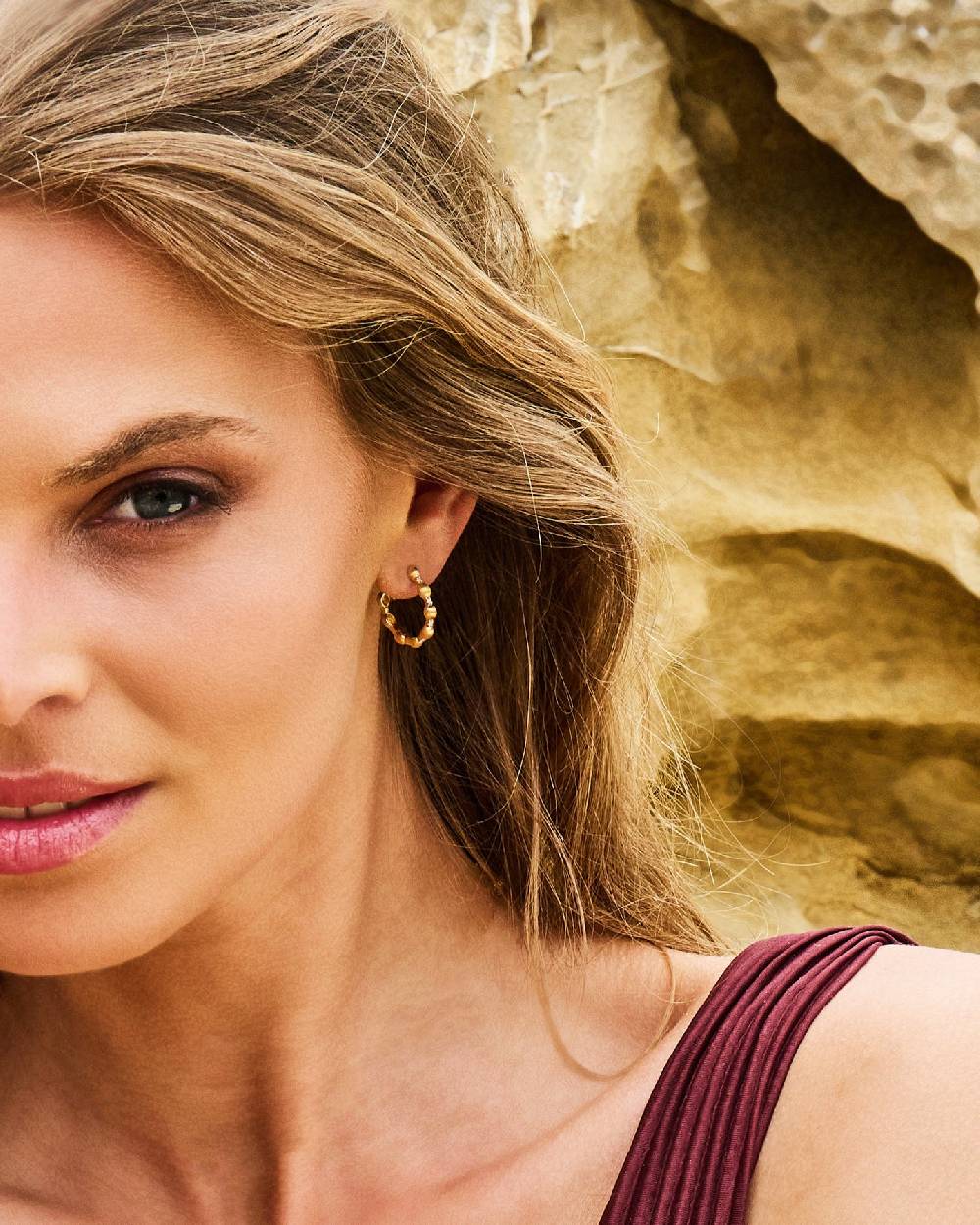 Nanis Orecchini a cerchio "DANCING ÉLITE" in oro e diamanti – Nanis Italian Jewels Qualità Garantita