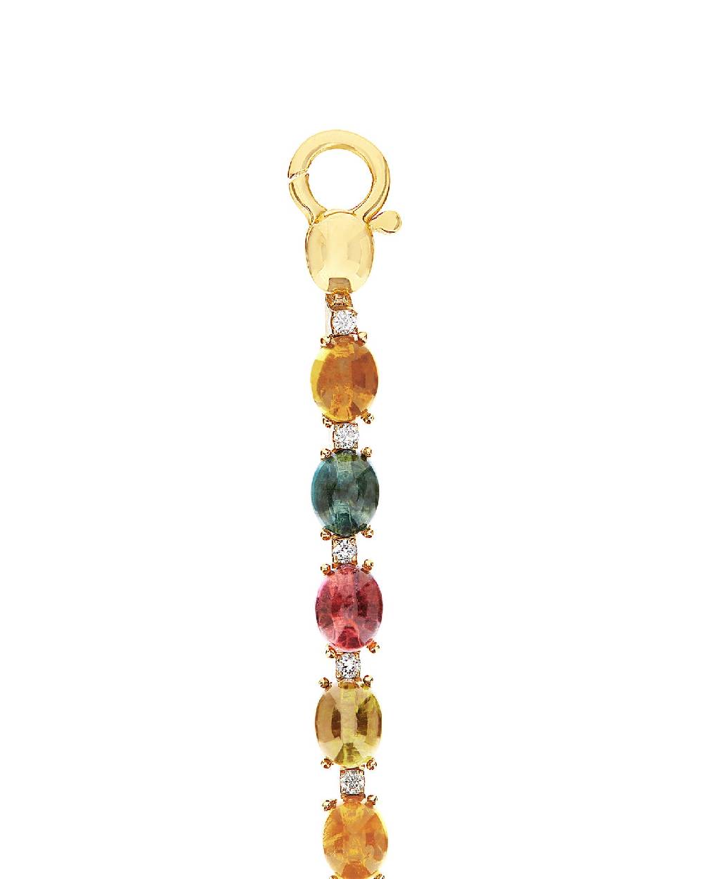 Nanis Bracciale tennis "DANCING TOURMALINES" in oro, diamanti e tormaline co – Nanis Italian Jewels Consegna Veloce