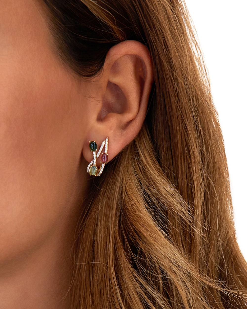 Nanis Orecchini "DANCING TOURMALINES" in oro e tormaline colorate – Nanis Italian Jewels Fino Al -60%