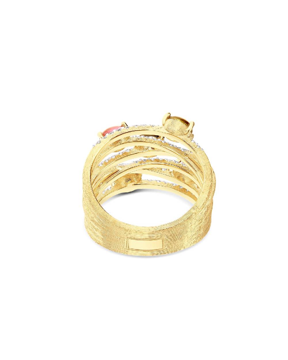 Nanis Anello "DANCING TOURMALINES" in oro e tormaline colorate – Nanis Italian Jewels Shopping Online