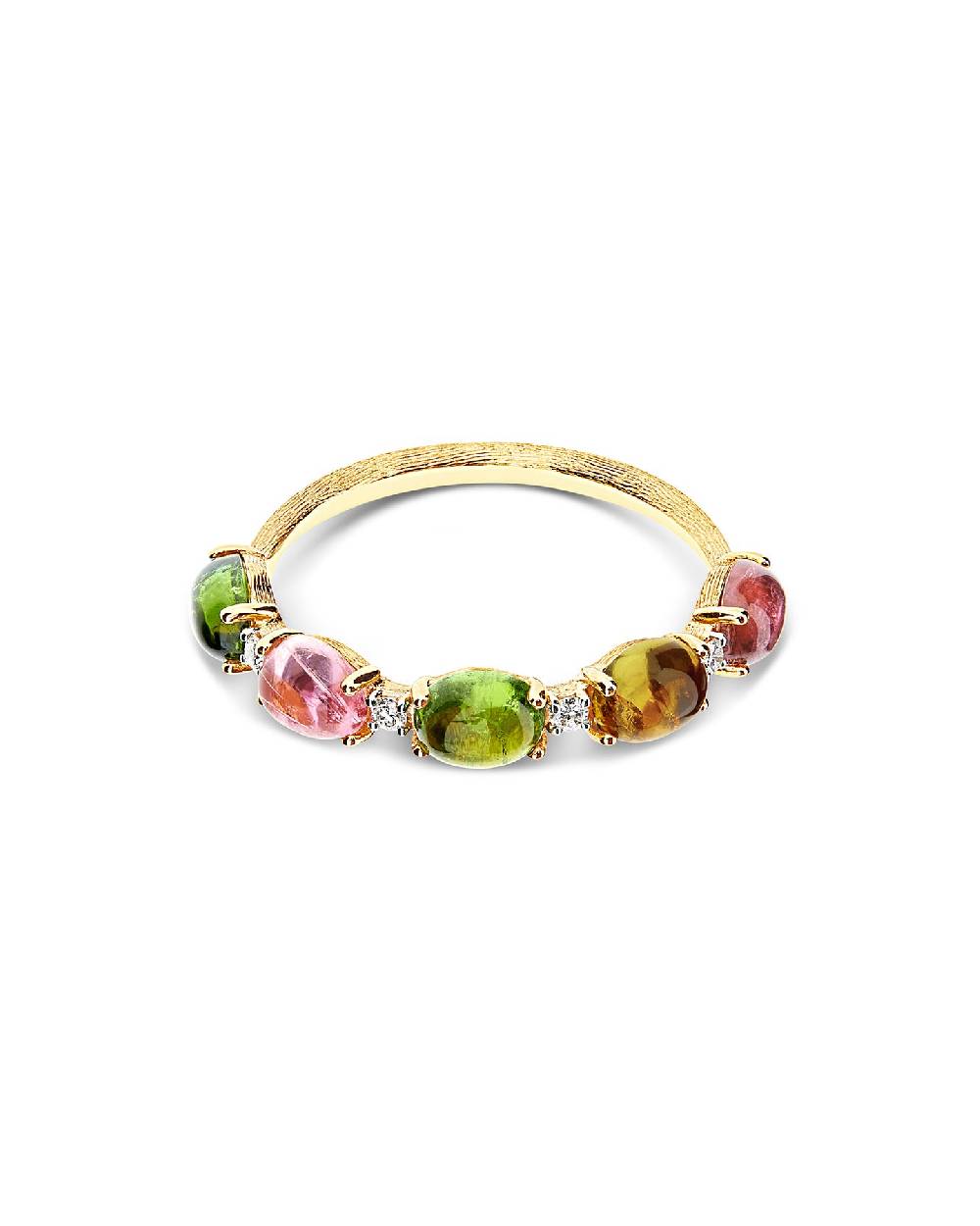 Nanis Anello "DANCING TOURMALINES" in oro, diamanti e tormaline colorate – Nanis Italian Jewels Flash Sale